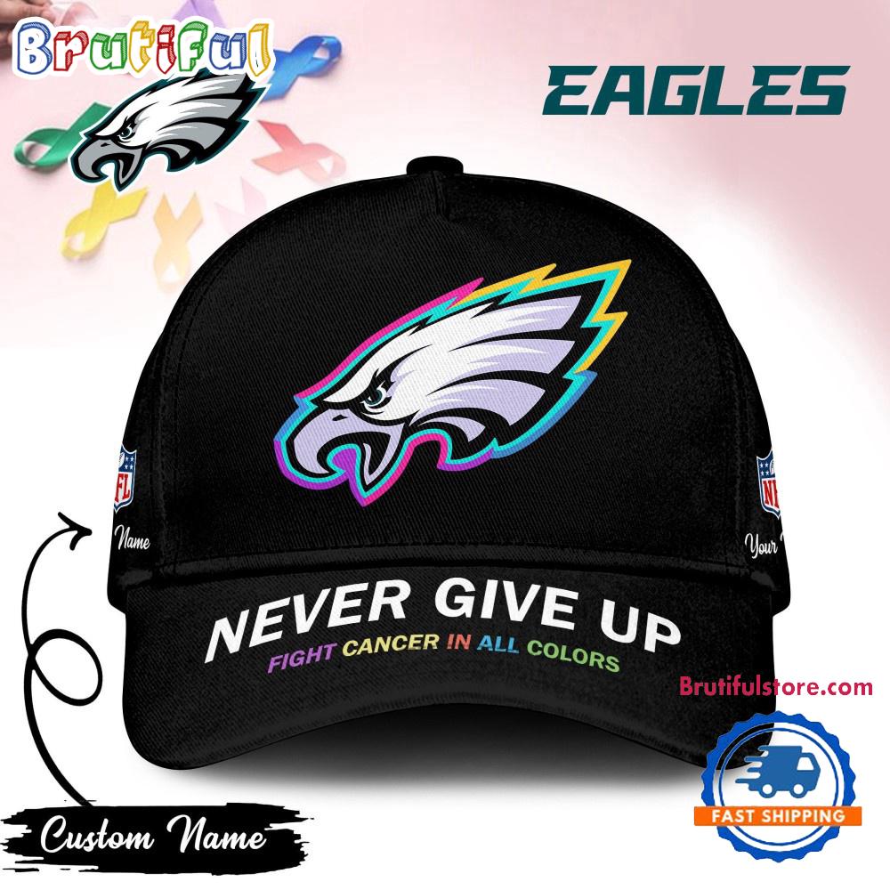 Sportswearmerch Philadelphia Eagles NFL Never Give Up Classic Cap For Fan