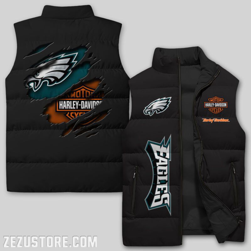 Sportswearmerch Philadelphia Eagles NFL NFL Sleeveless Puffer Jacket For Fans