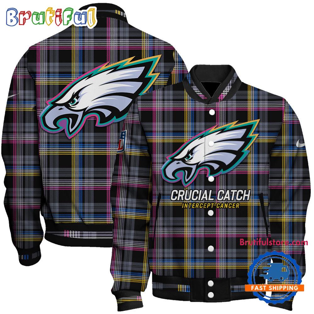 Sportswearmerch Philadelphia Eagles NFL Personalized Baseball Jacket For Fan