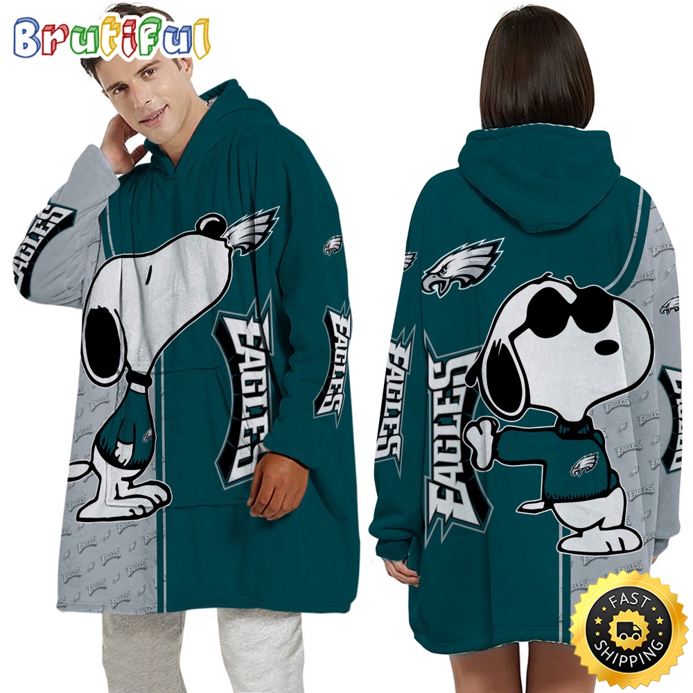 Sportswearmerch Philadelphia Eagles NFL Personalized Blaket Hoodie For Fan
