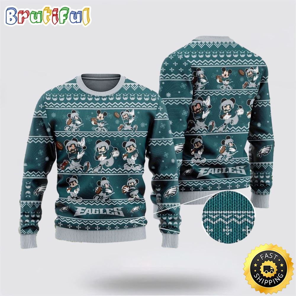 Sportswearmerch Philadelphia Eagles NFL Personalized Christmas Sweater For Fan