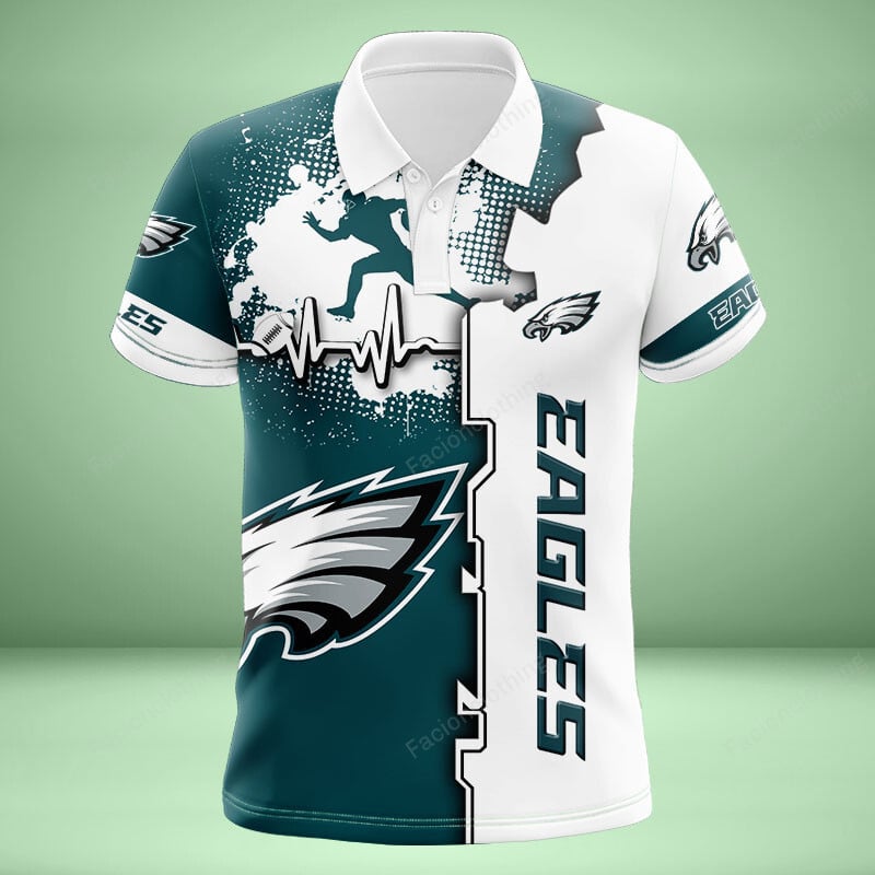 Sportswearmerch Philadelphia Eagles NFL Personalized Polo Shirt For Fan