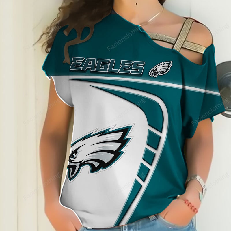 Sportswearmerch Philadelphia Eagles NFL Personalized Strapless Sleeve Short For Fan