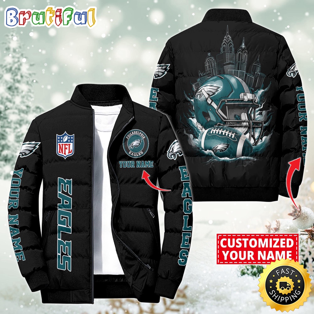 Sportswearmerch Philadelphia Eagles NFL Puffer Jacket For Fan