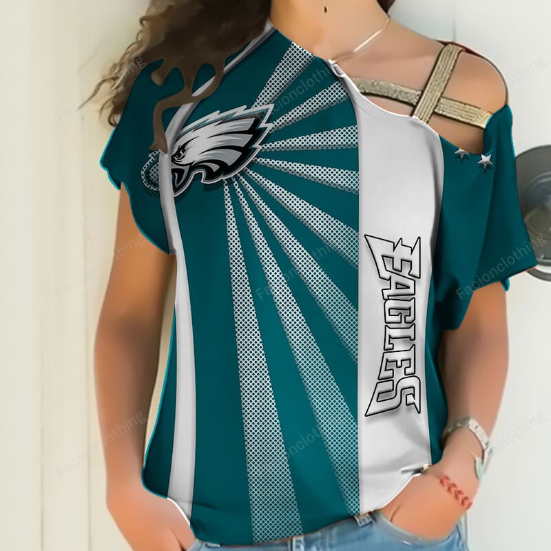 Sportswearmerch Philadelphia Eagles NFL Strapless Short Sleeve Personalized For Fan