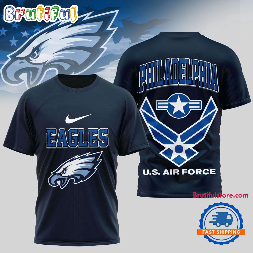Sportswearmerch Philadelphia Eagles NFL Us Air Force Military T-Shirt For Fan