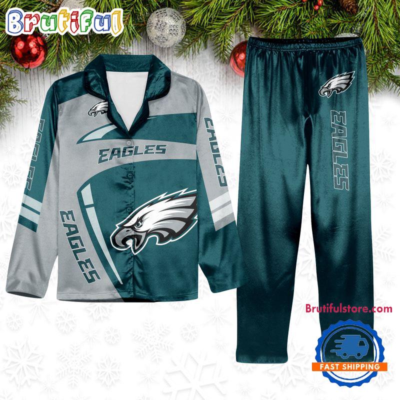 Sportswearmerch Philadelphia Eagles NFL Winter Season Personalized Pajamas Set For Fan