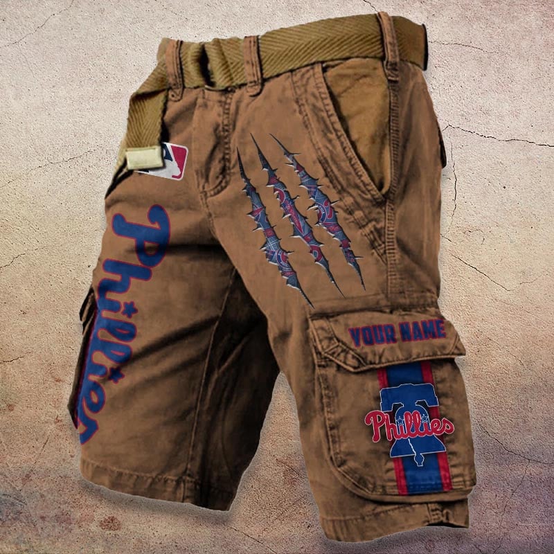 Sportswearmerch Philadelphia Phillies MLB Denim Short For Fan