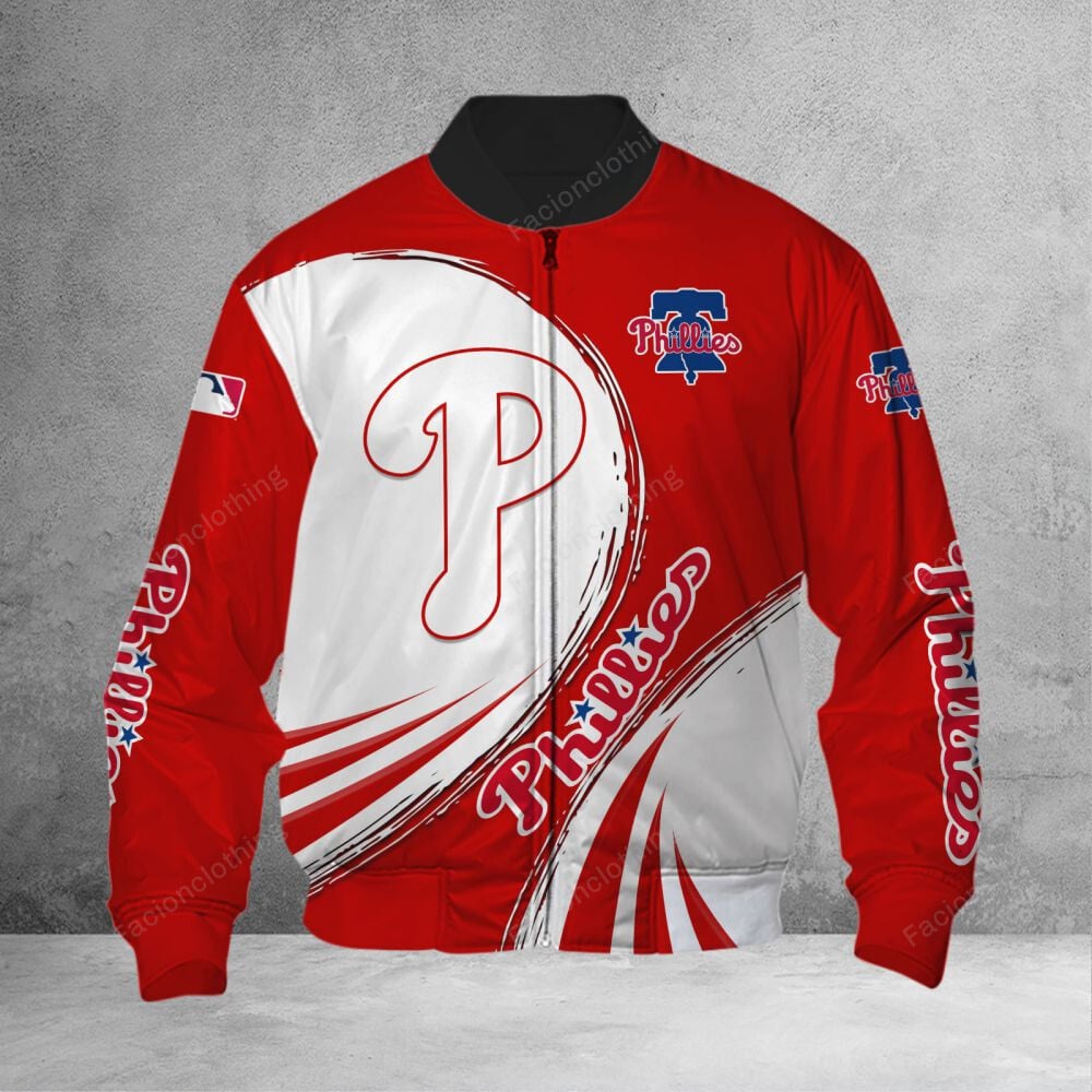 Sportswearmerch Philadelphia Phillies MLB Personalized Bomber Jacket For Fan
