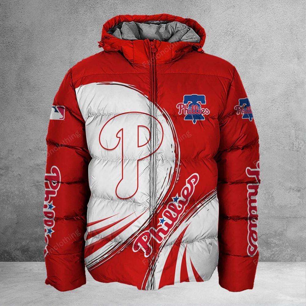 Sportswearmerch Philadelphia Phillies MLB Personalized Puffer Jacket For Fan