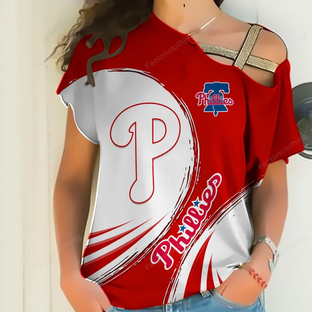 Sportswearmerch Philadelphia Phillies MLB Personalized Strapless Short Sleeve For Fan