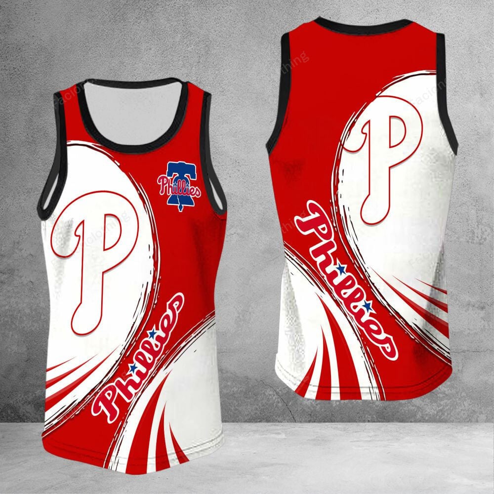 Sportswearmerch Philadelphia Phillies MLB Personalized Tanktop For Fan