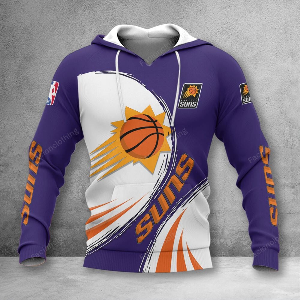 Sportswearmerch Phoenix Suns NBA Personalized Hoodie For Fan