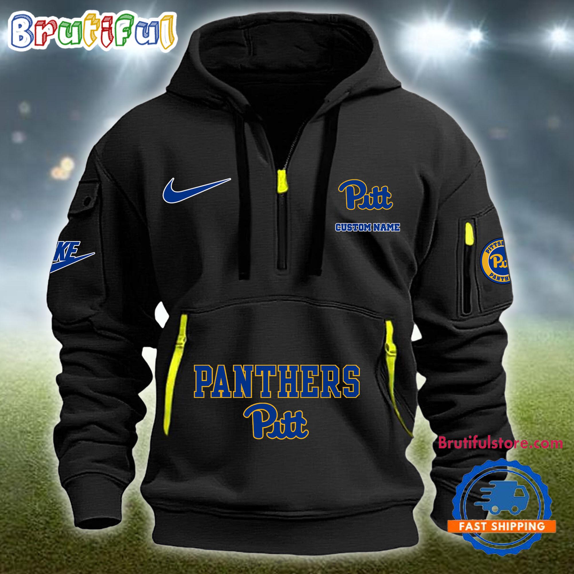 Sportswearmerch Pittsburgh Panthers NCAA Half Zip Hoodie For Fan