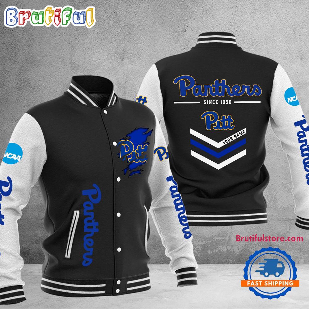 Sportswearmerch Pittsburgh Panthers NCAA Personalized Personalized Baseball Jacket For Fan