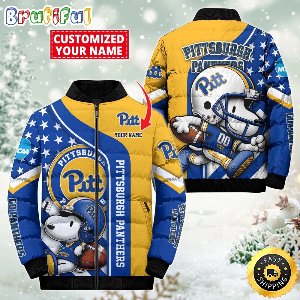 Sportswearmerch Pittsburgh Panthers NCAA Snooby Puffer Jacket For Fan