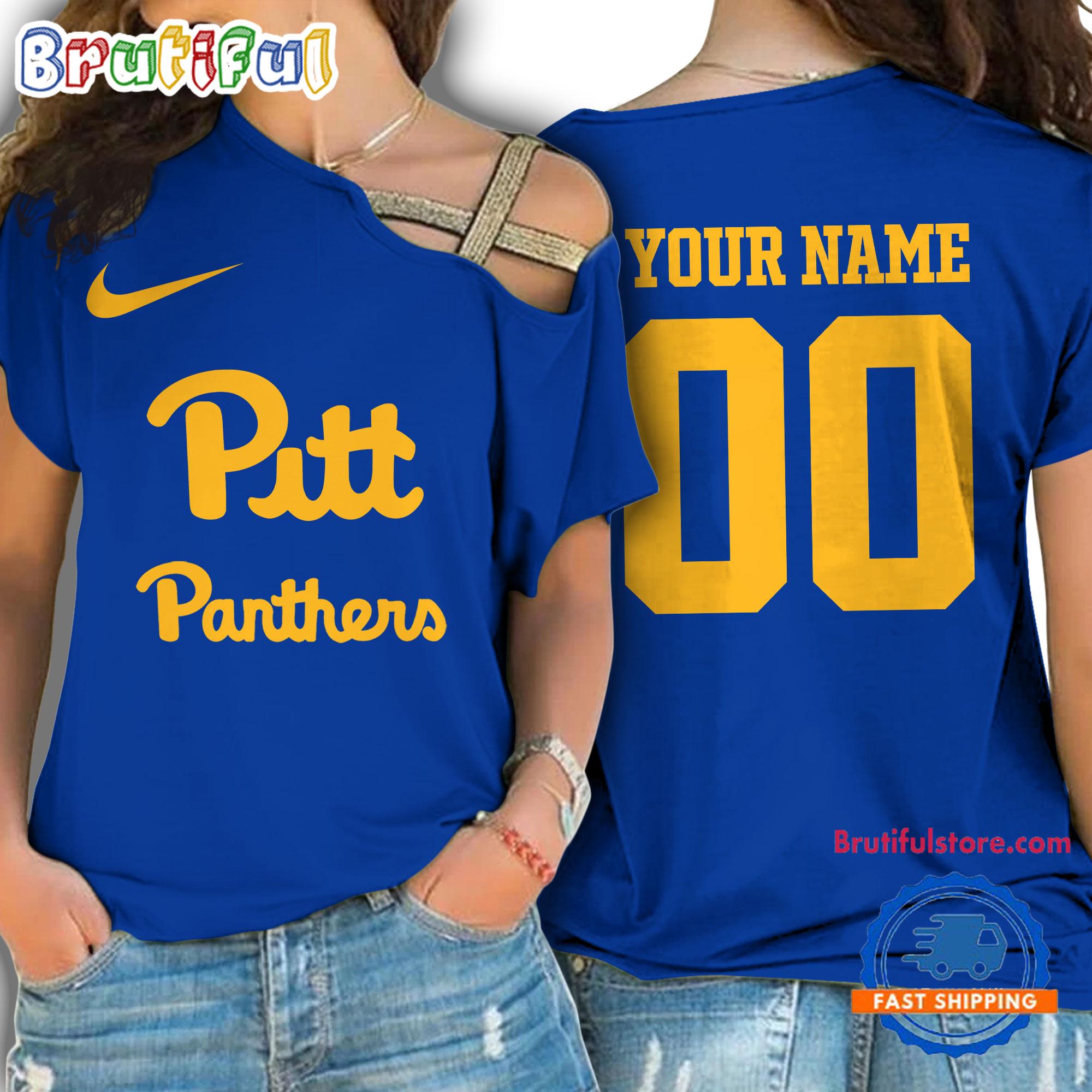 Sportswearmerch Pittsburgh Panthers NCAA Strapless Sleeve Short For Fan