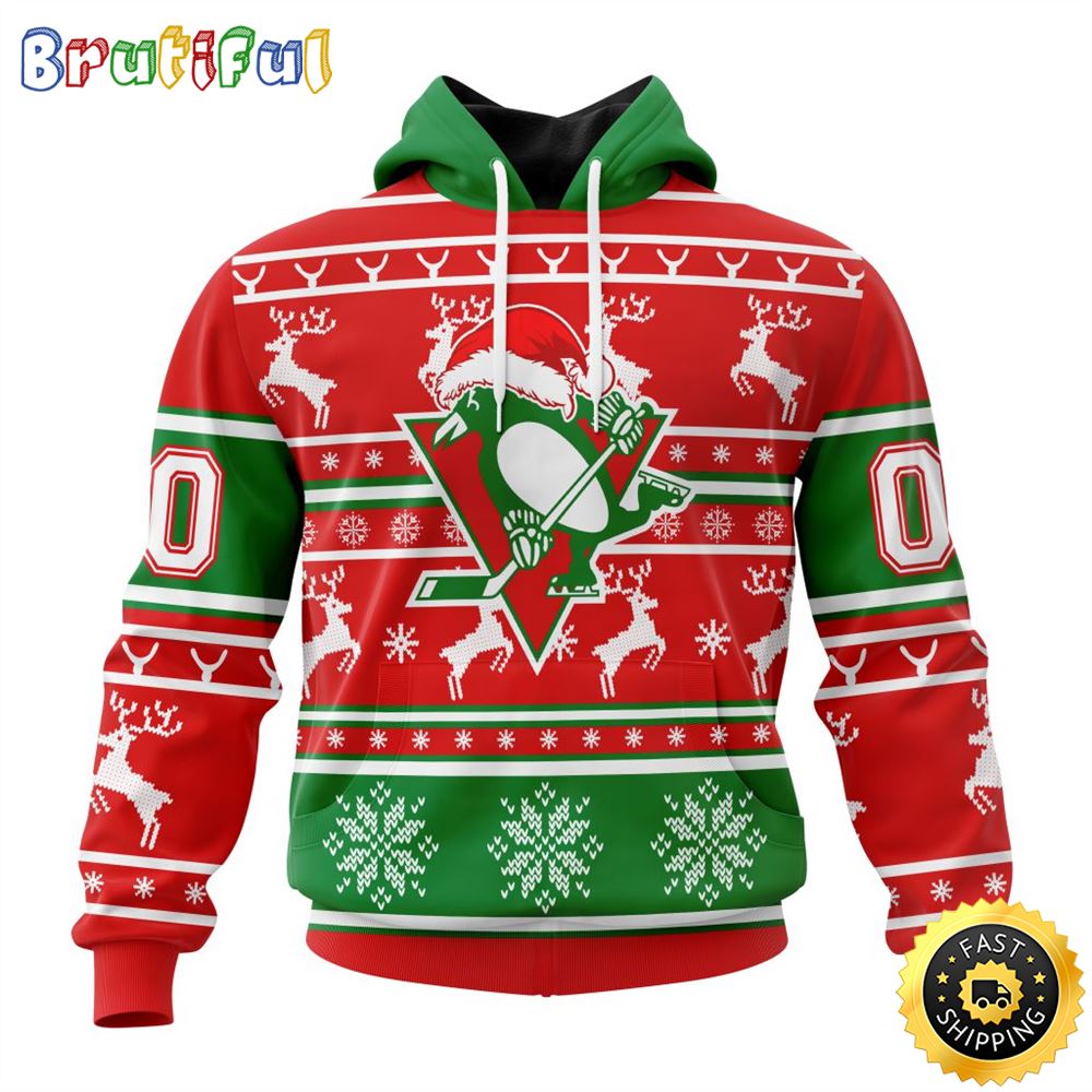 Sportswearmerch Pittsburgh Penguins NHL Christmas Hoodie For Fan