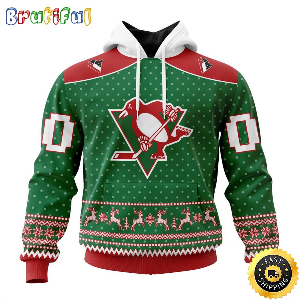 Sportswearmerch Pittsburgh Penguins NHL Christmas Hoodie For Fan
