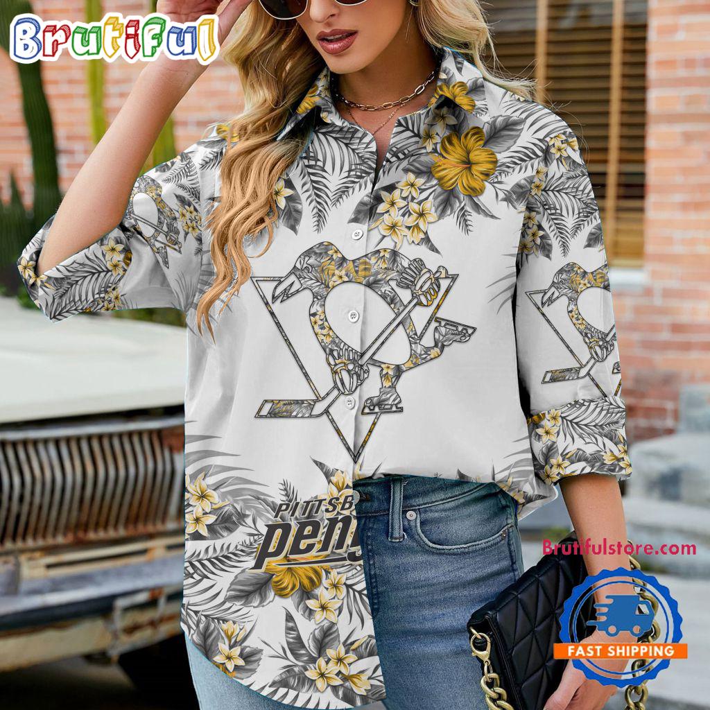 Sportswearmerch Pittsburgh Penguins NHL Special Hockey Women's Casual Shirt For Fan