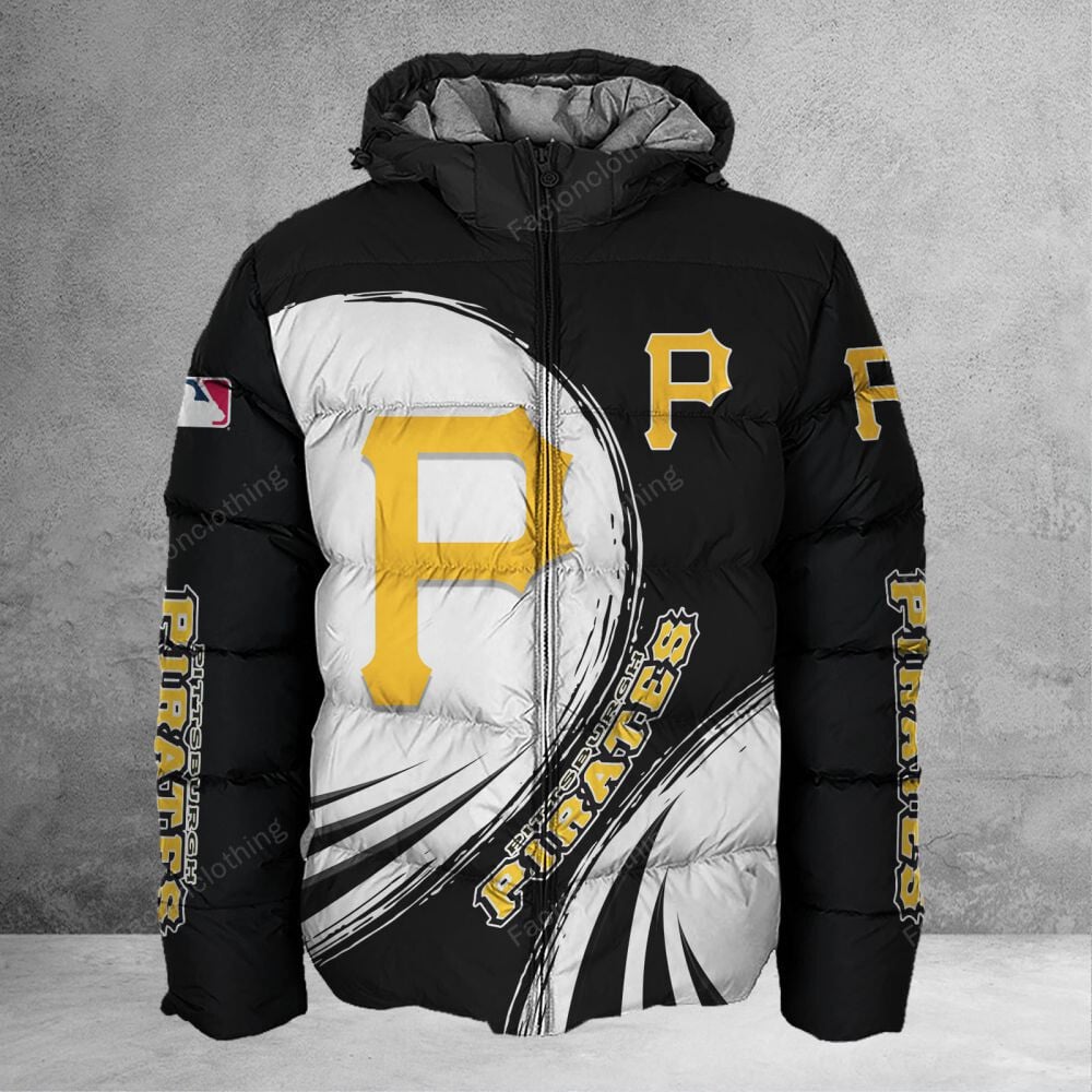 Sportswearmerch Pittsburgh Pirates MLB Personalized Puffer Jacket For Fan