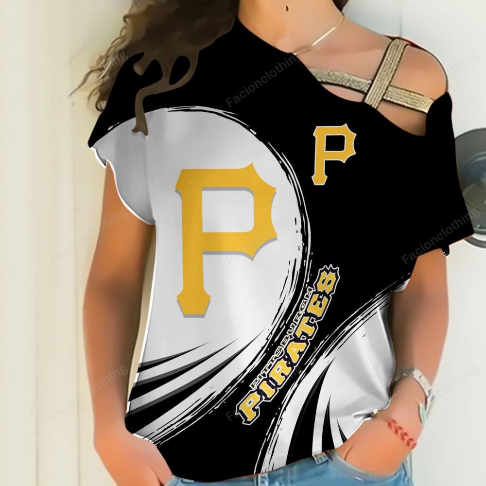 Sportswearmerch Pittsburgh Pirates MLB Personalized Strapless Short Sleeve For Fan