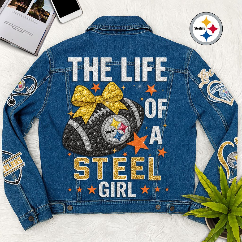 Sportswearmerch Pittsburgh Steelers Denim Jacket Gift For Fans