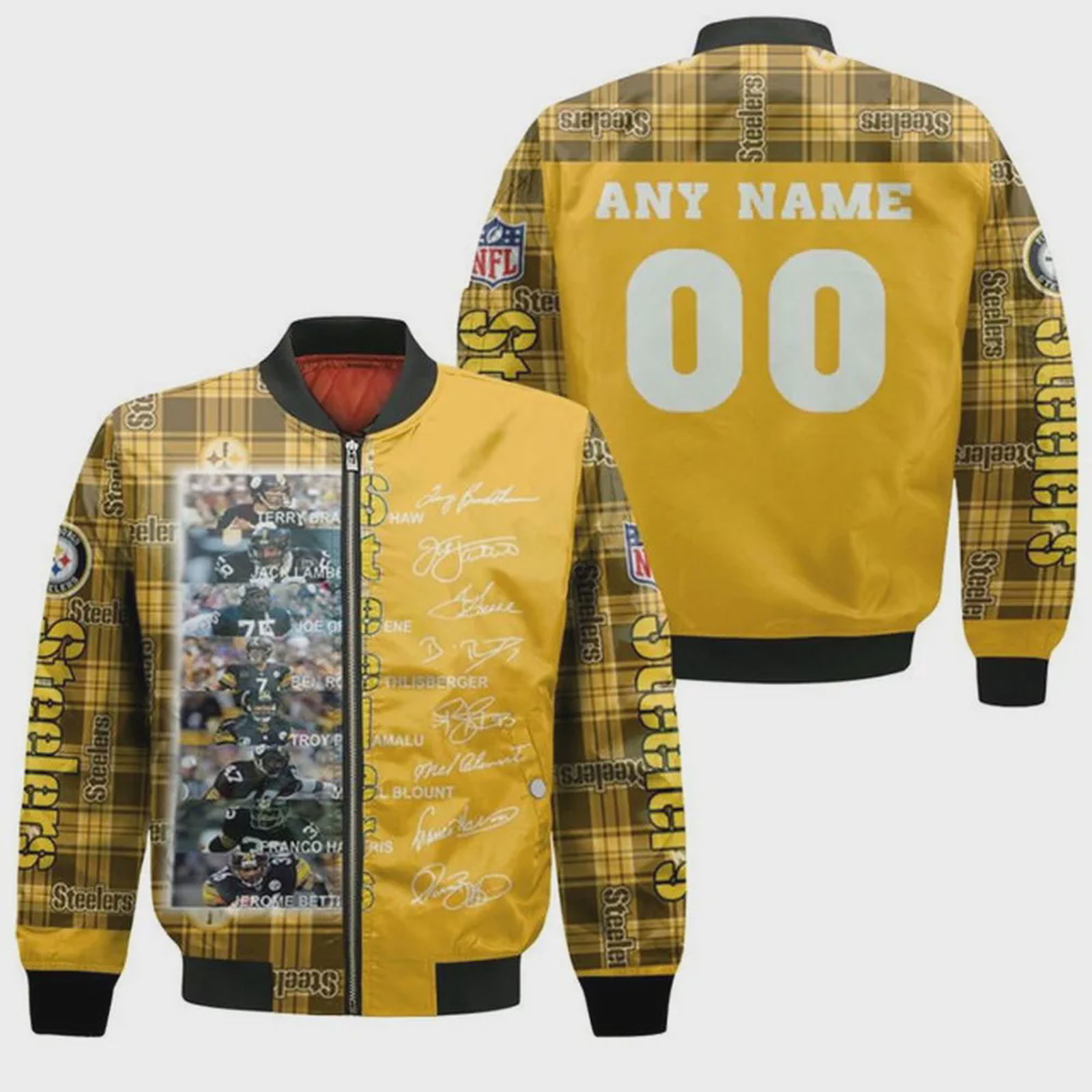 Sportswearmerch Pittsburgh Steelers NFL Bomber Jacket For Fan
