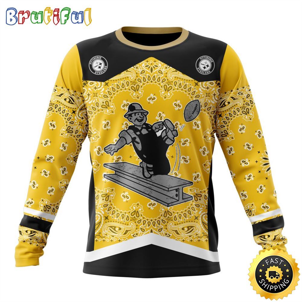 Sportswearmerch Pittsburgh Steelers NFL Crewneck Classic Style Personalized Sweater For Fan