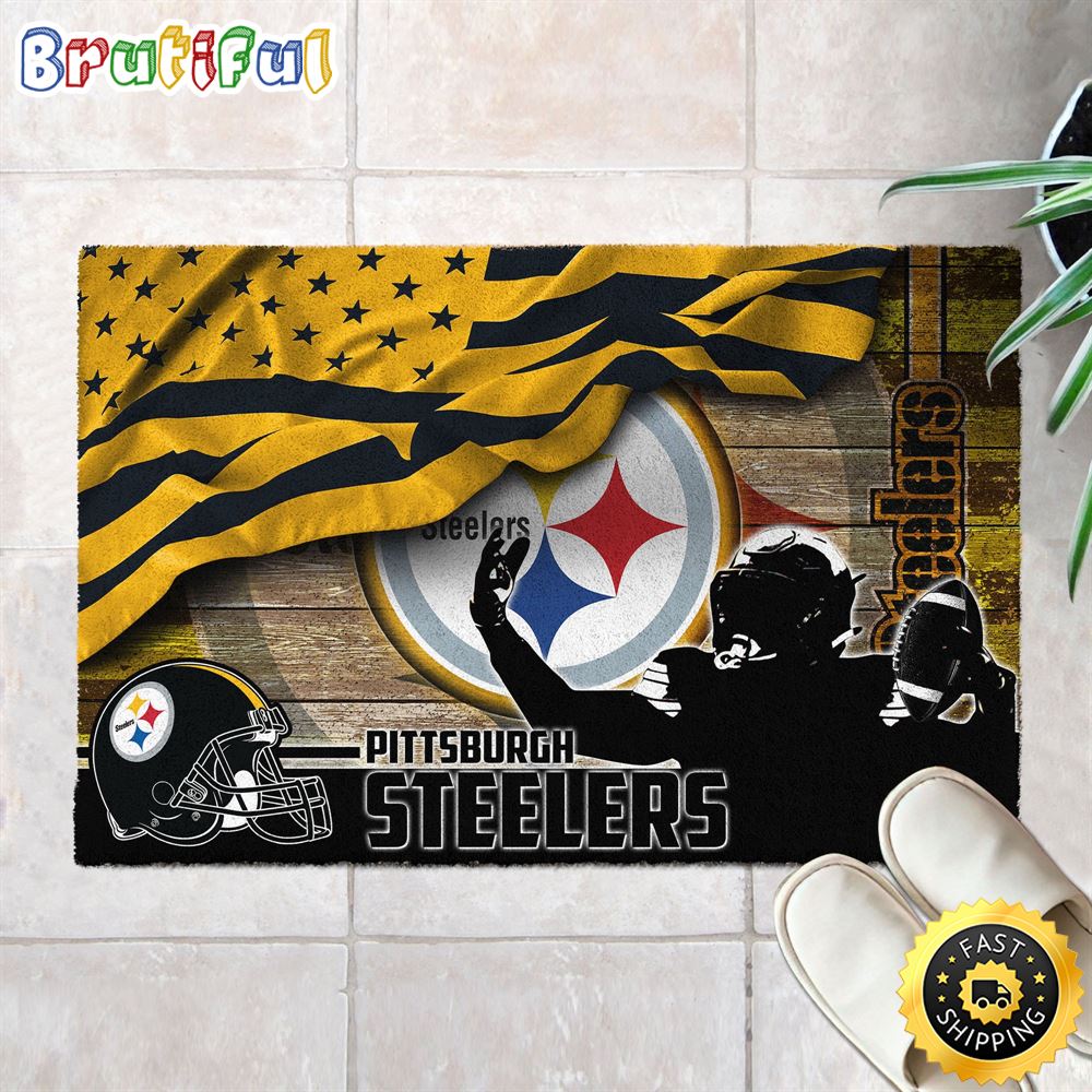 Sportswearmerch Pittsburgh Steelers NFL Doormat For Fan