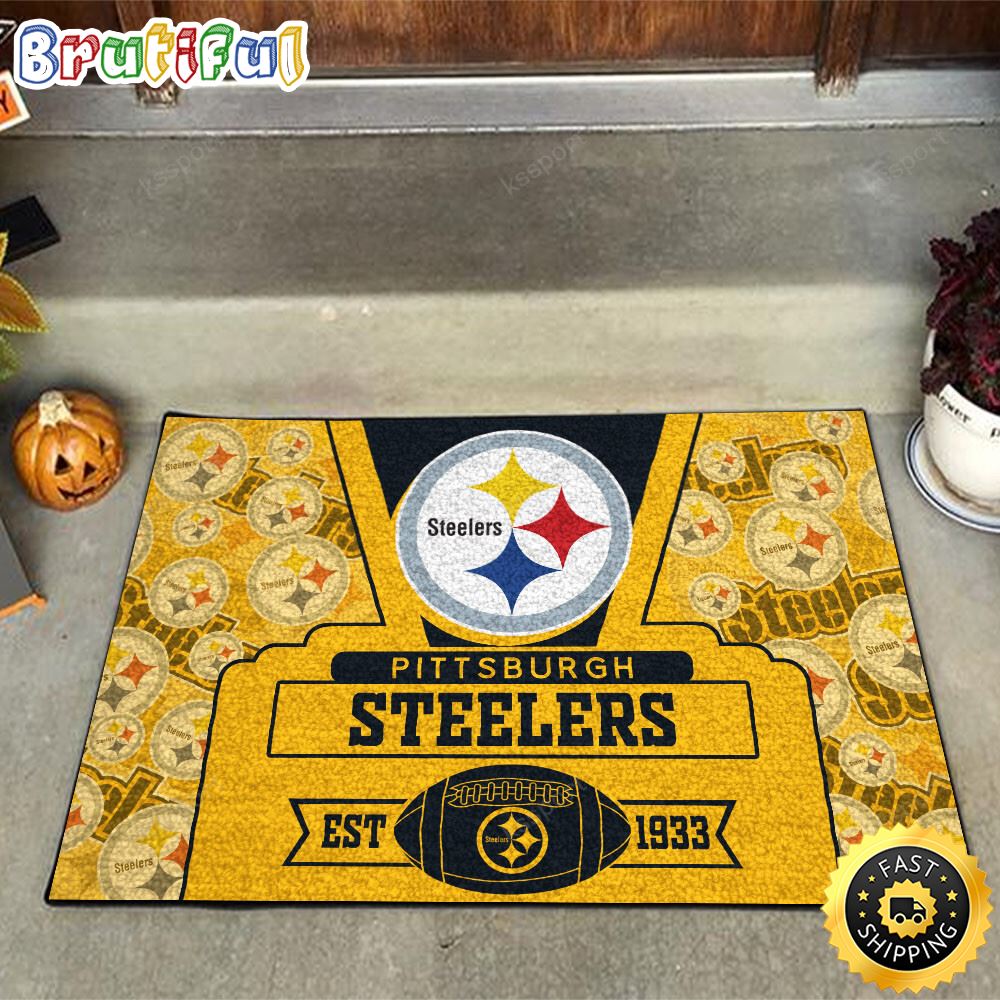 Sportswearmerch Pittsburgh Steelers NFL Doormat For Fan