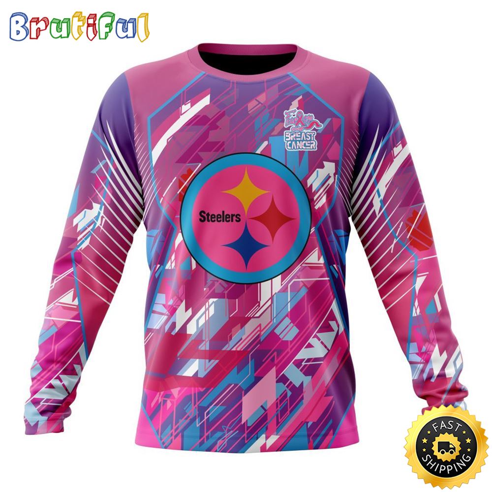 Sportswearmerch Pittsburgh Steelers NFL For Breast Cancer Survivors Personalized Sweater For Fan