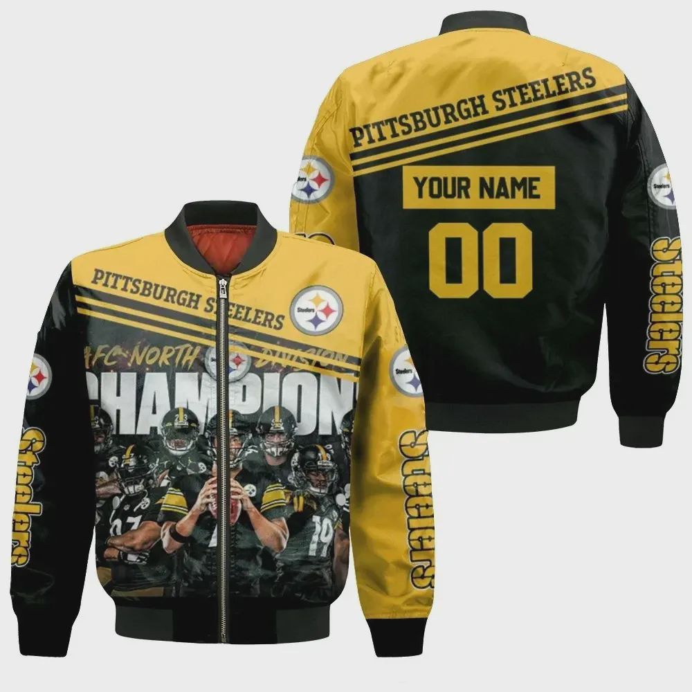 Sportswearmerch Pittsburgh Steelers NFL Great Players Bomber Jacket For Fan
