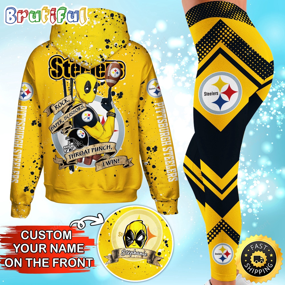 Sportswearmerch Pittsburgh Steelers NFL Hoodie Leggings For Fan