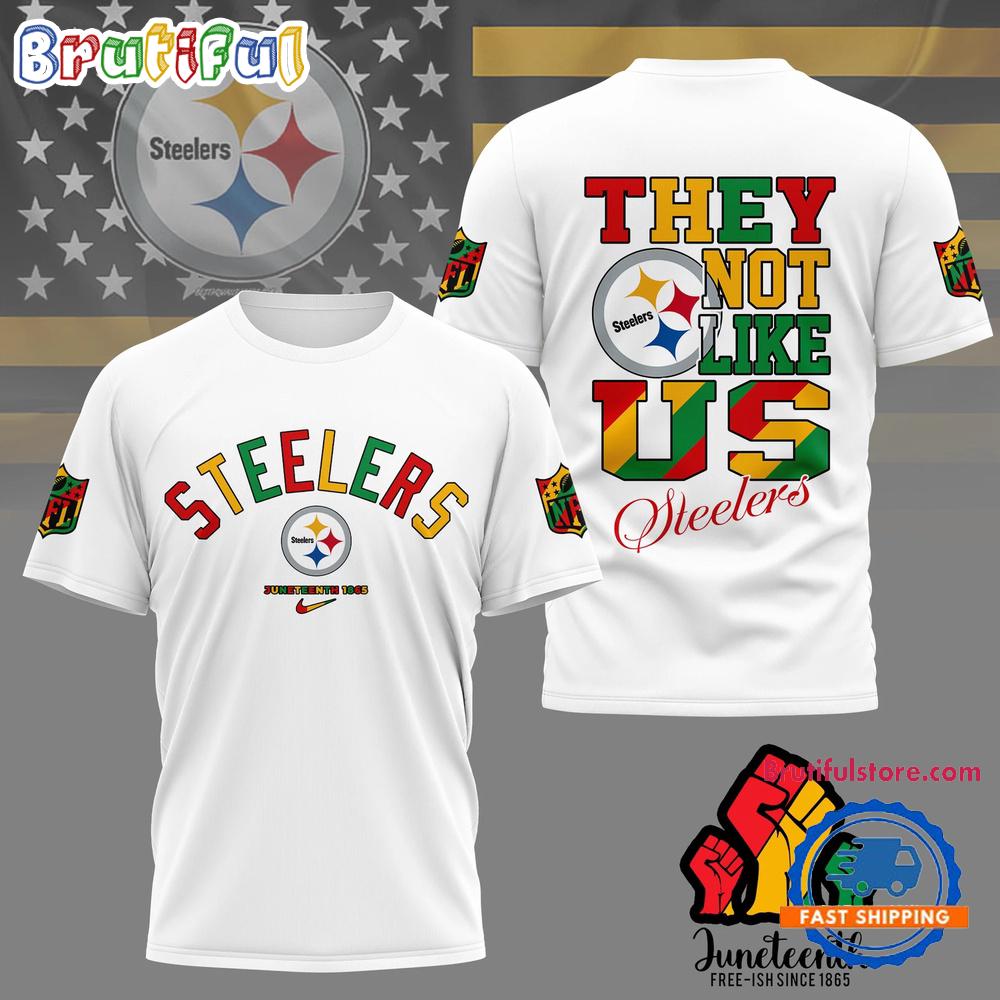 Sportswearmerch Pittsburgh Steelers NFL Juneteenth Freedom Day T-Shirt For Fan