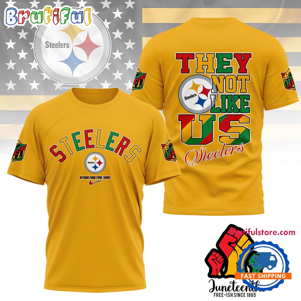Sportswearmerch Pittsburgh Steelers NFL Juneteenth Freedom Day Unisex T-Shirt For Fan