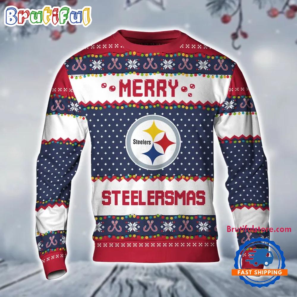 Sportswearmerch Pittsburgh Steelers NFL Merry Steelersmas Christmas Sweater For Fan