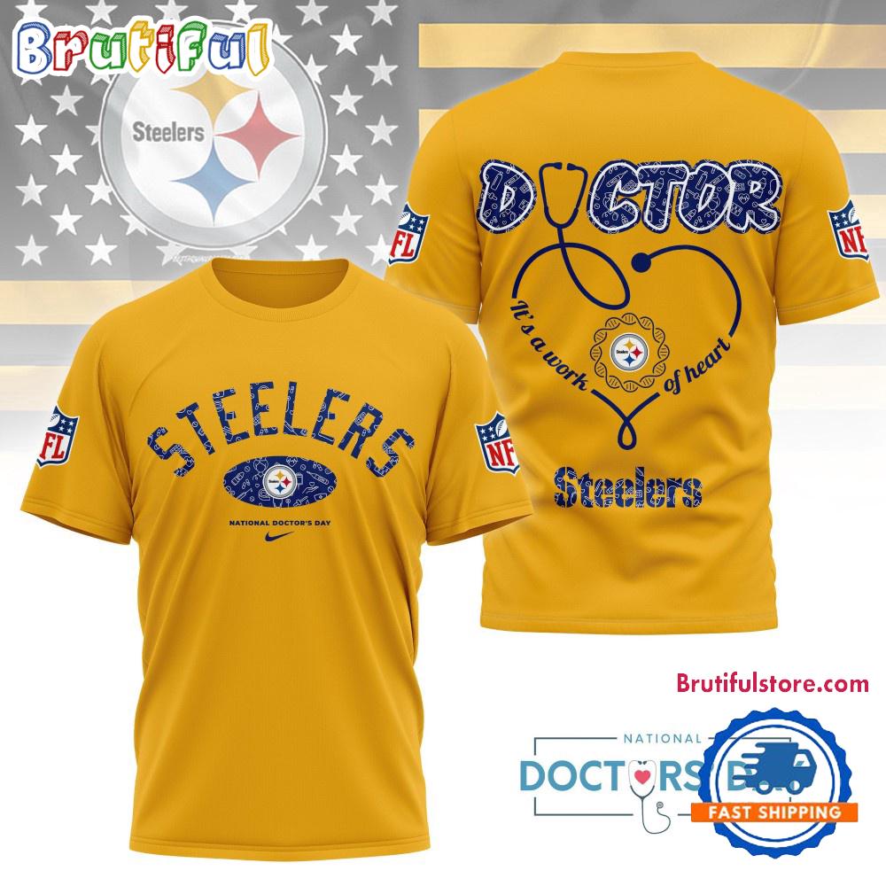 Sportswearmerch Pittsburgh Steelers NFL National Doctors Day T-shirt For Fan