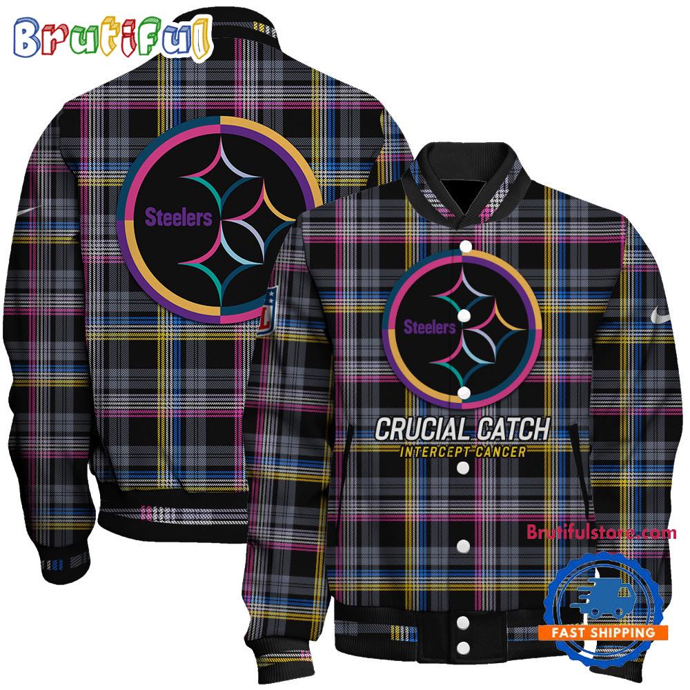 Sportswearmerch Pittsburgh Steelers NFL Personalized Baseball Jacket For Fan