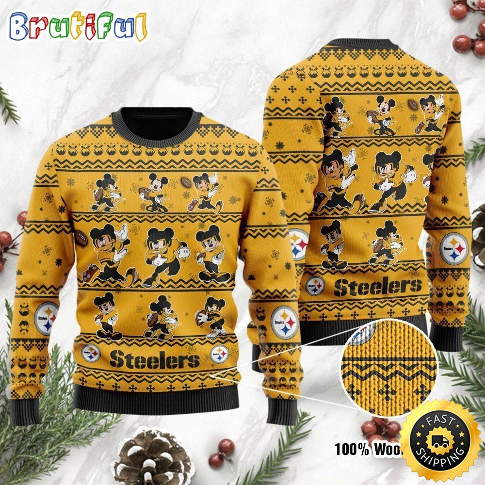 Sportswearmerch Pittsburgh Steelers NFL Personalized Christmas Sweater For Fan