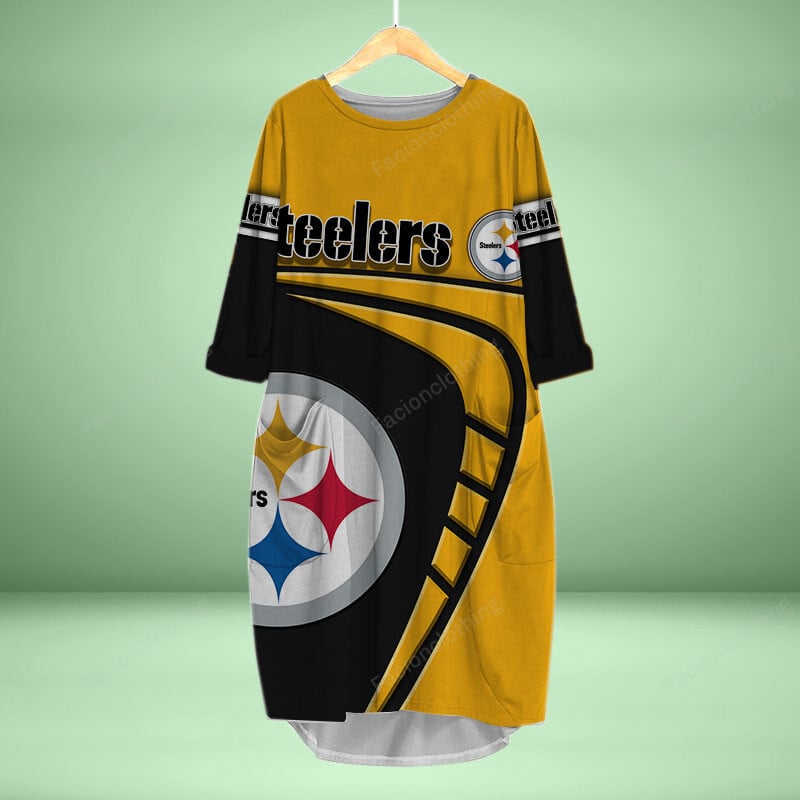 Sportswearmerch Pittsburgh Steelers NFL Personalized Pocket Dress For Fan