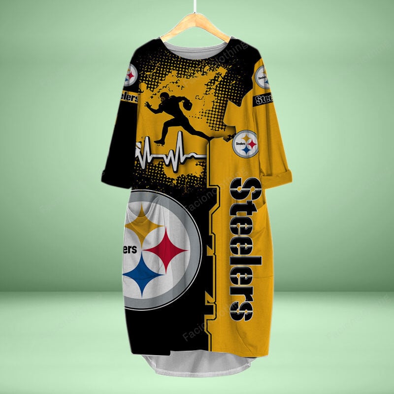 Sportswearmerch Pittsburgh Steelers NFL Personalized Pocket Dress For Fan
