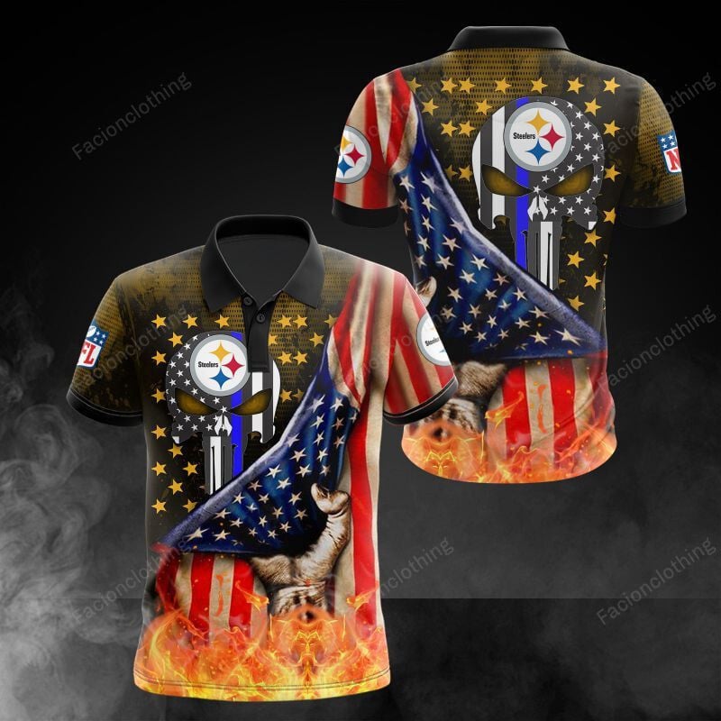 Sportswearmerch Pittsburgh Steelers NFL Personalized Polo Shirt For Fan