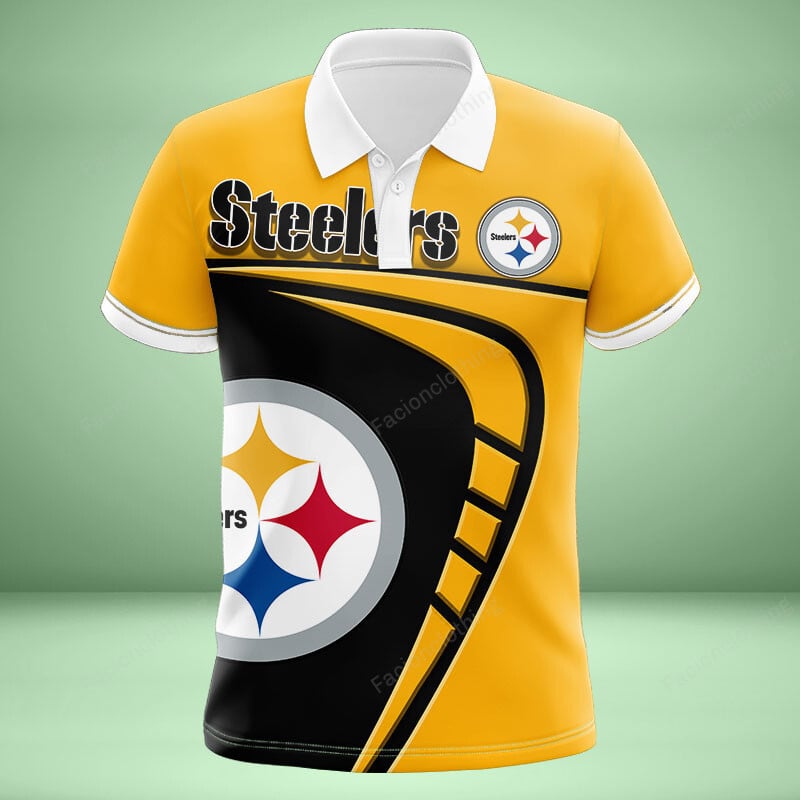 Sportswearmerch Pittsburgh Steelers NFL Personalized Polo Shirt For Fan
