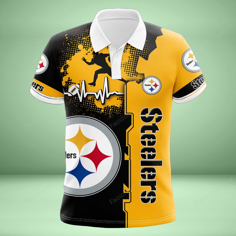 Sportswearmerch Pittsburgh Steelers NFL Personalized Polo Shirt For Fan