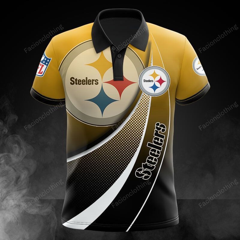 Sportswearmerch Pittsburgh Steelers NFL Personalized Polo Shirt For Fan