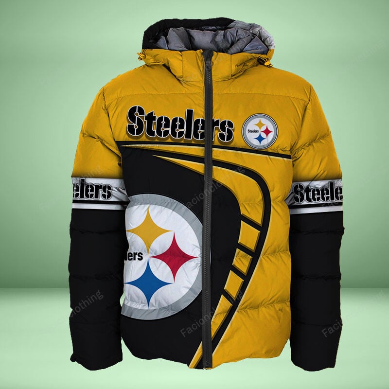 Sportswearmerch Pittsburgh Steelers NFL Personalized Puffer Jacket For Fan