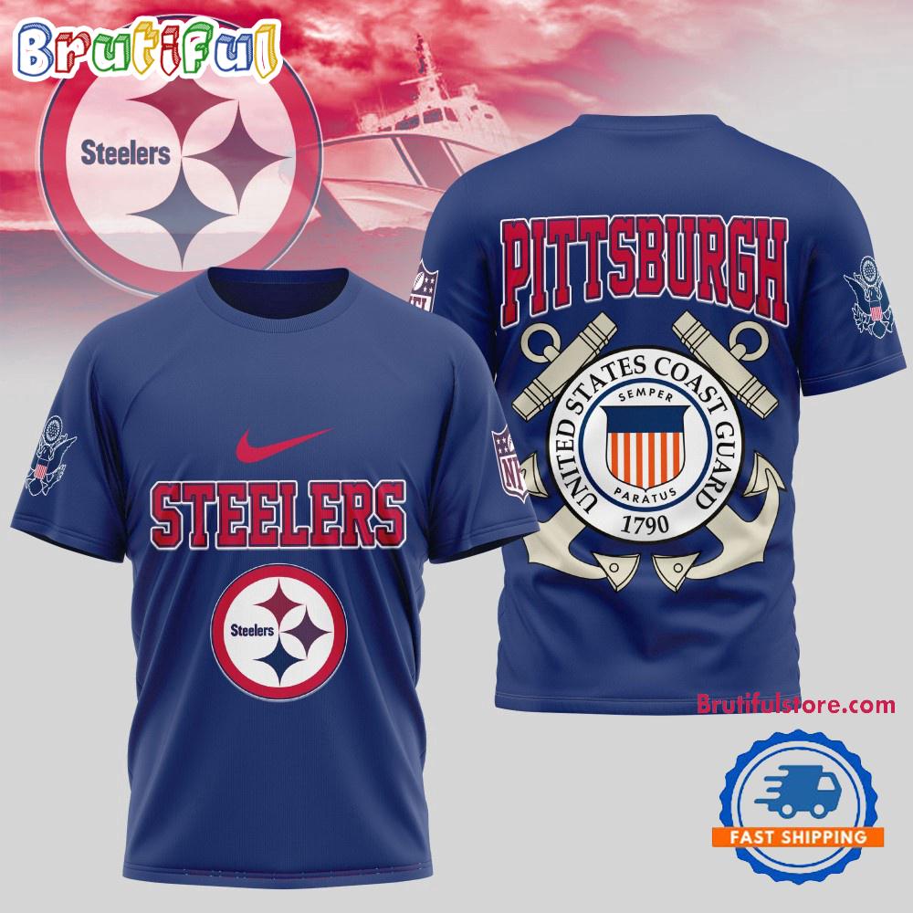 Sportswearmerch Pittsburgh Steelers NFL United States Coast Guard T-Shirt For Fan