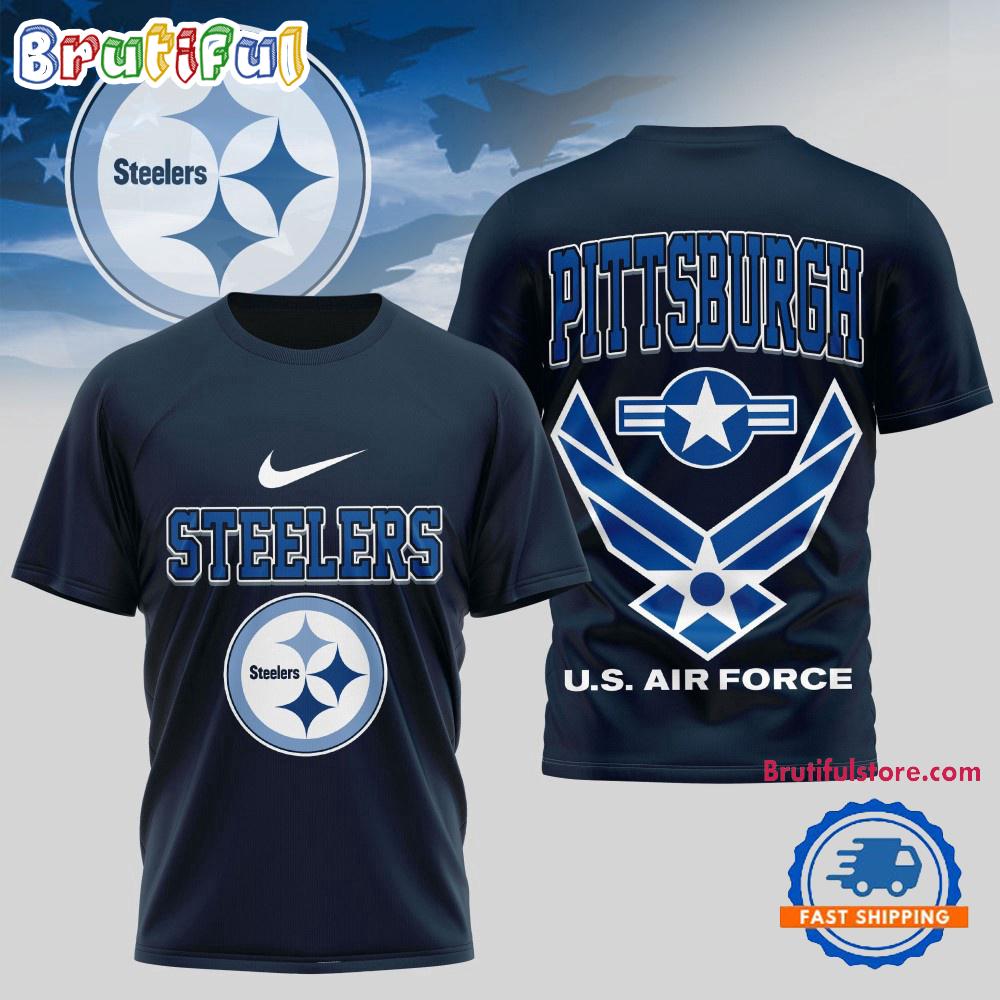 Sportswearmerch Pittsburgh Steelers NFL Us Air Force Military T-Shirt For Fan