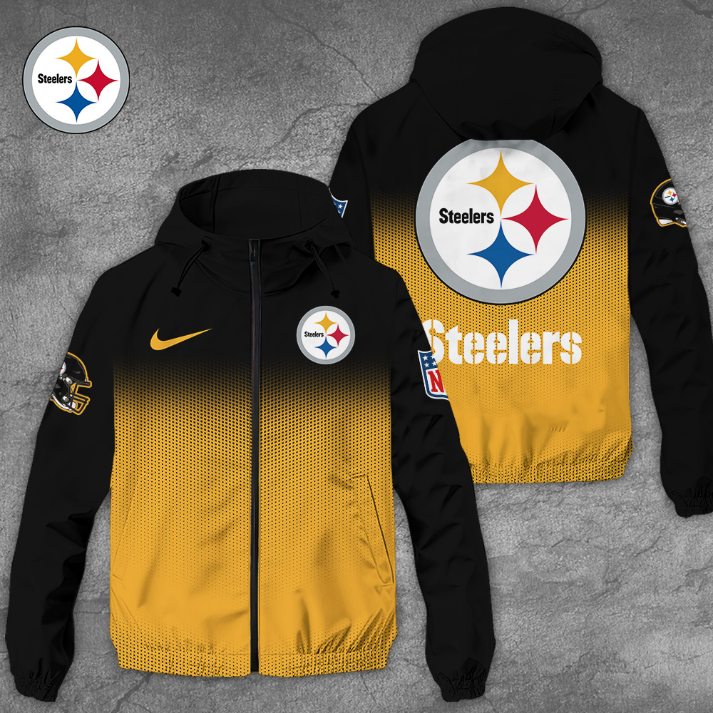 Sportswearmerch Pittsburgh Steelers NFL Windbreaker Jacket For Fan